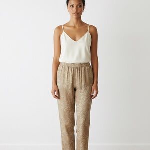 BNWT Zara Gold Floral Women's Trousers